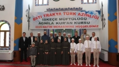 Agnila Kur’an Kursu’nda coşkulu hatim töreni