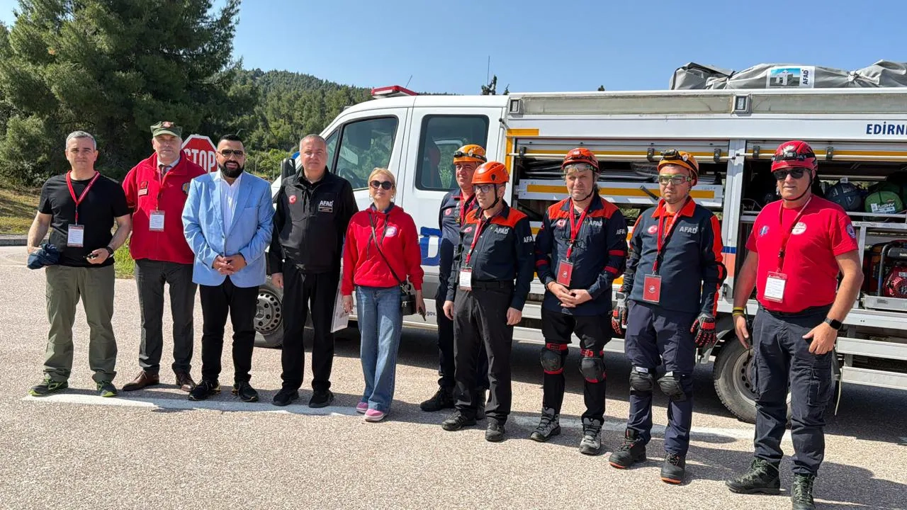 AFAD ve Balkan Ekipleri Selanik’te ortak tatbikatta buluştu