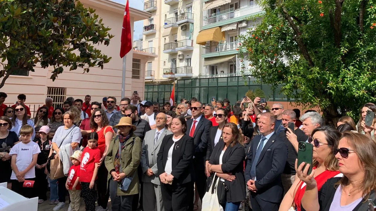 Selanik'te Atatürk Evi'nde 19 Mayıs töreni