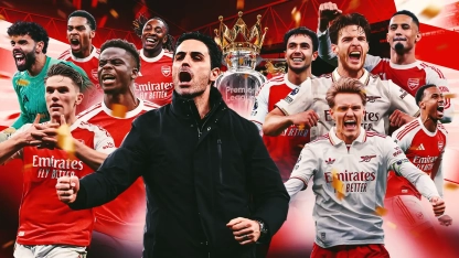 Arsenal 22 yıl sonra Premier Lig şampiyonu oldu
