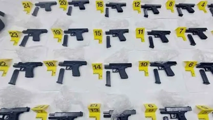 Batı Trakya'da "Hayalet silahlar" operasyonu: 25 tabanca ele geçirildi