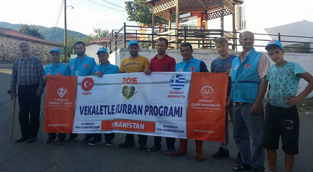 İskeçe ve Gümülcine Müftülüklerinden vekalet yoluyla kurban organizasyonları