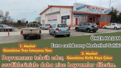 Extra cash&carry marketleri sahibi ÖMER HASAN Kurban bayramınızı tebrik eder