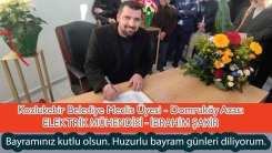 Kozlukebir Belediye Meclis Üyesi İBRAHİM ŞAKİR Kurban bayramınızı tebrik eder, hayırlı bayramlar diler 