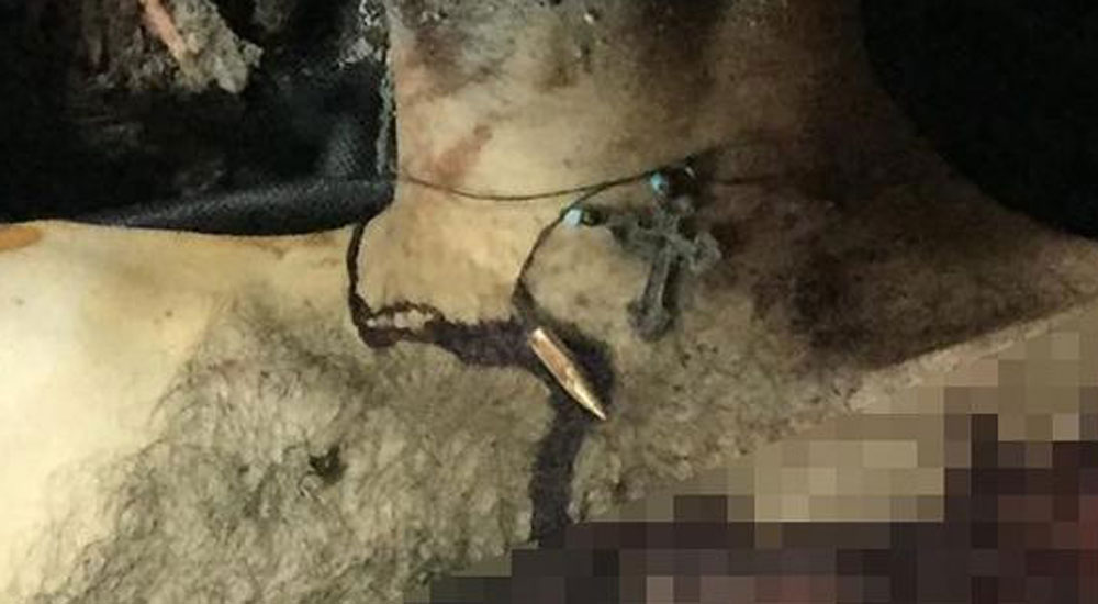 Τρομοκράτης της PKK με σταυρό