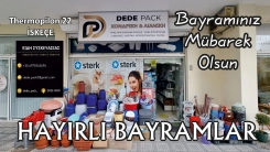 DEDE PACK toptan ve perakende ambalaj ve temizlik malzemeleri şirketinden bayram tebriği