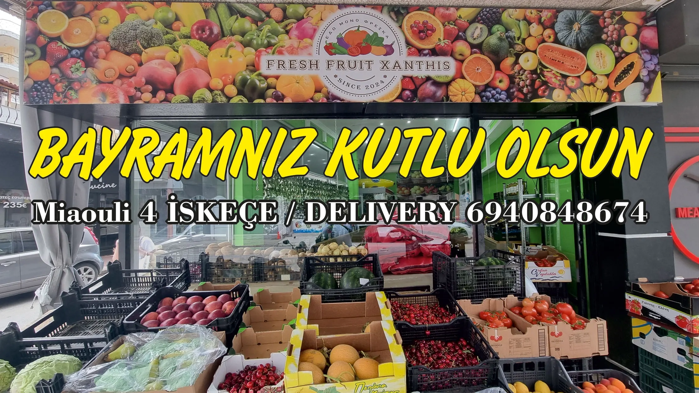 FRESH FRUIT XANTHIS hayırlı bayramlar diler
