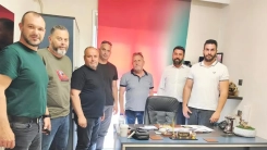 Özgür Ferhat, Spartakos Tarım Derneği yönetimini kabul etti