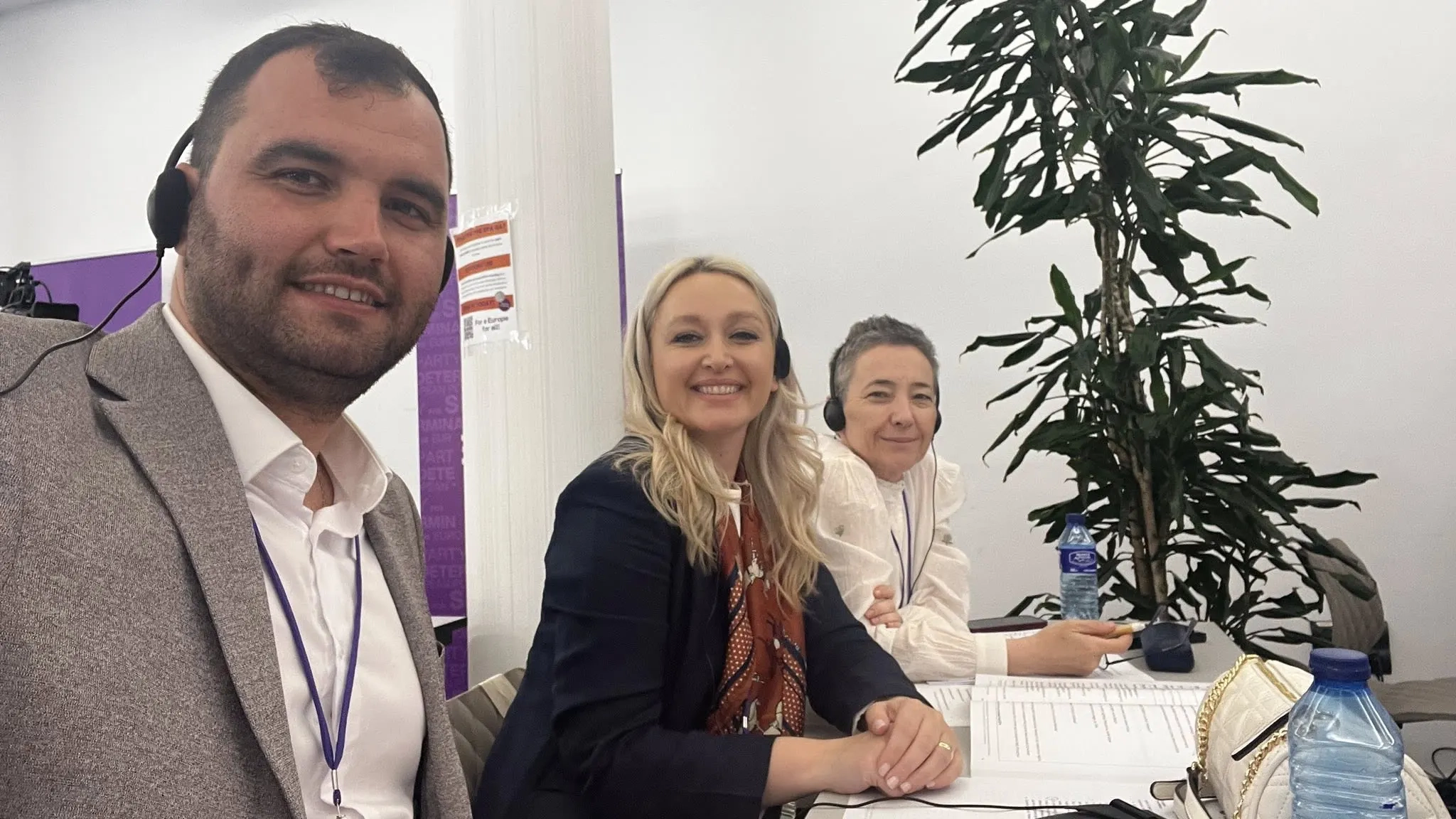 DEB Partisi heyeti 2026  EFA Genel Kuruluna katıldı