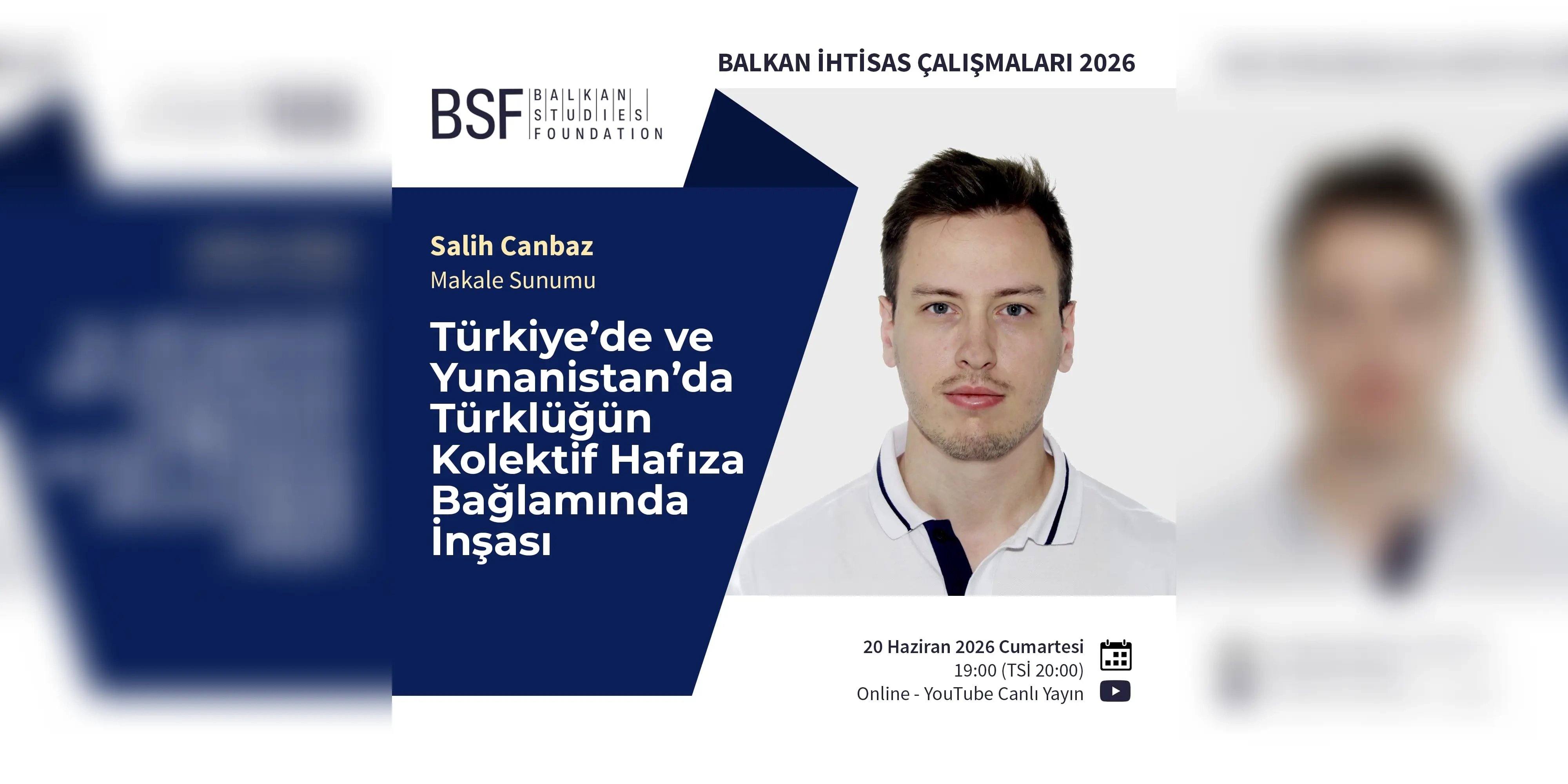 Millet News Editörü Salih Canbaz, uluslararası akademik programda çevrim içi sunum gerçekleştirecek