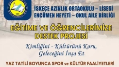 İskeçe Azınlık Lisesi Encümen Heyeti ve Okul Aile Birliği’nden öğrencilere yaz desteği