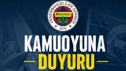 Münih Fenerbahçeliler Derneği'nden Batı Trakya Fenerbahçeliler Derneği'ne destek 