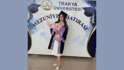 İskeçeli Fatma Bandak Trakya Üniversitesi'ni bölüm birincisi olarak tamamladı