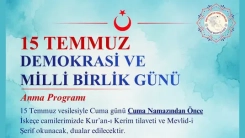 15 Temmuz şehitleri İskeçe camilerinde dualarla anılacak