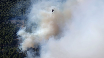 Yunanistan'da Söndürme Helikopterleri Çarpıştı: İki Mürettebat Hayatını Kaybetti