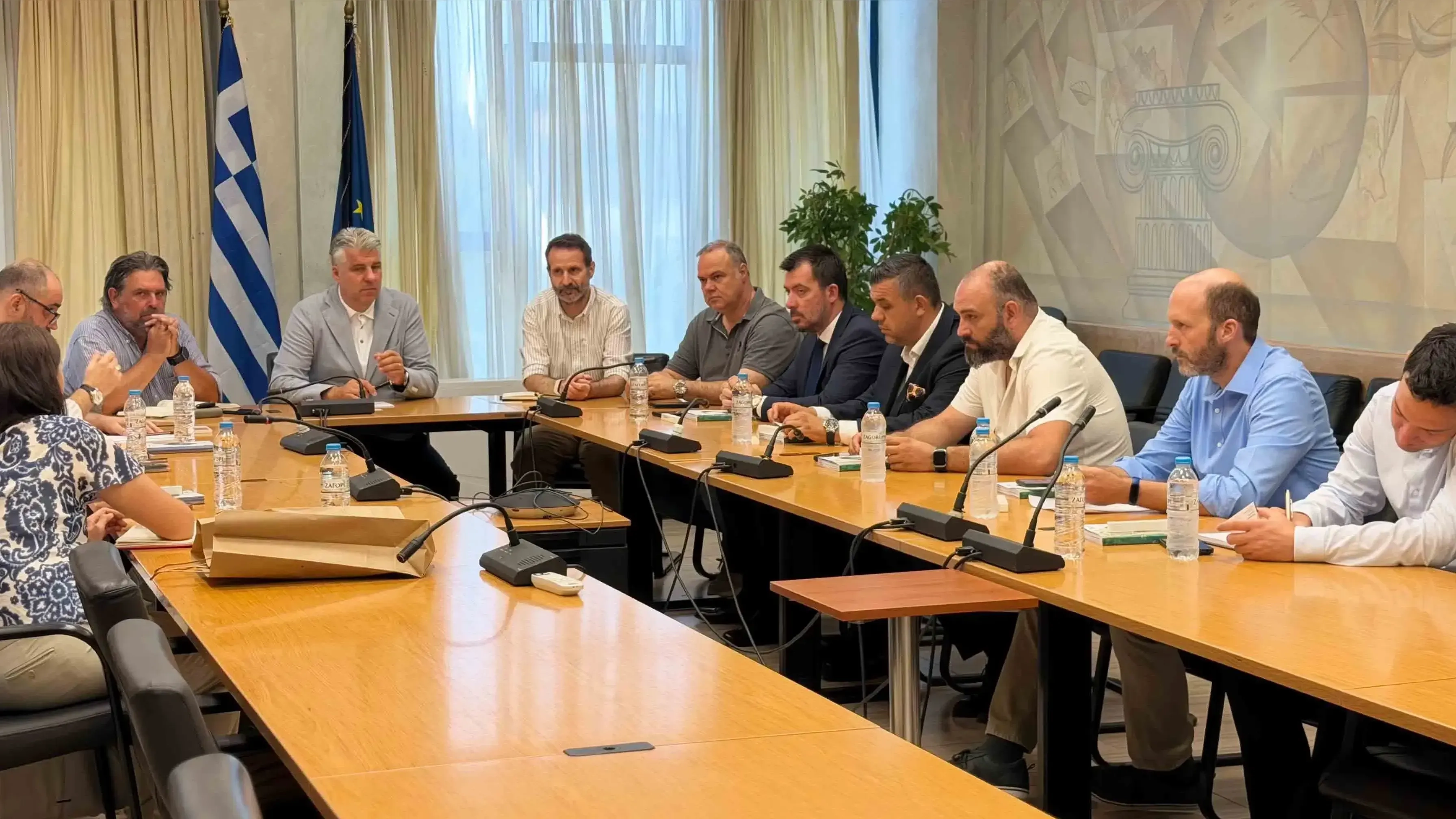 Edirne heyeti Gümülcine’de Topsidis ile turizm ve sınır kapılarını görüştü
