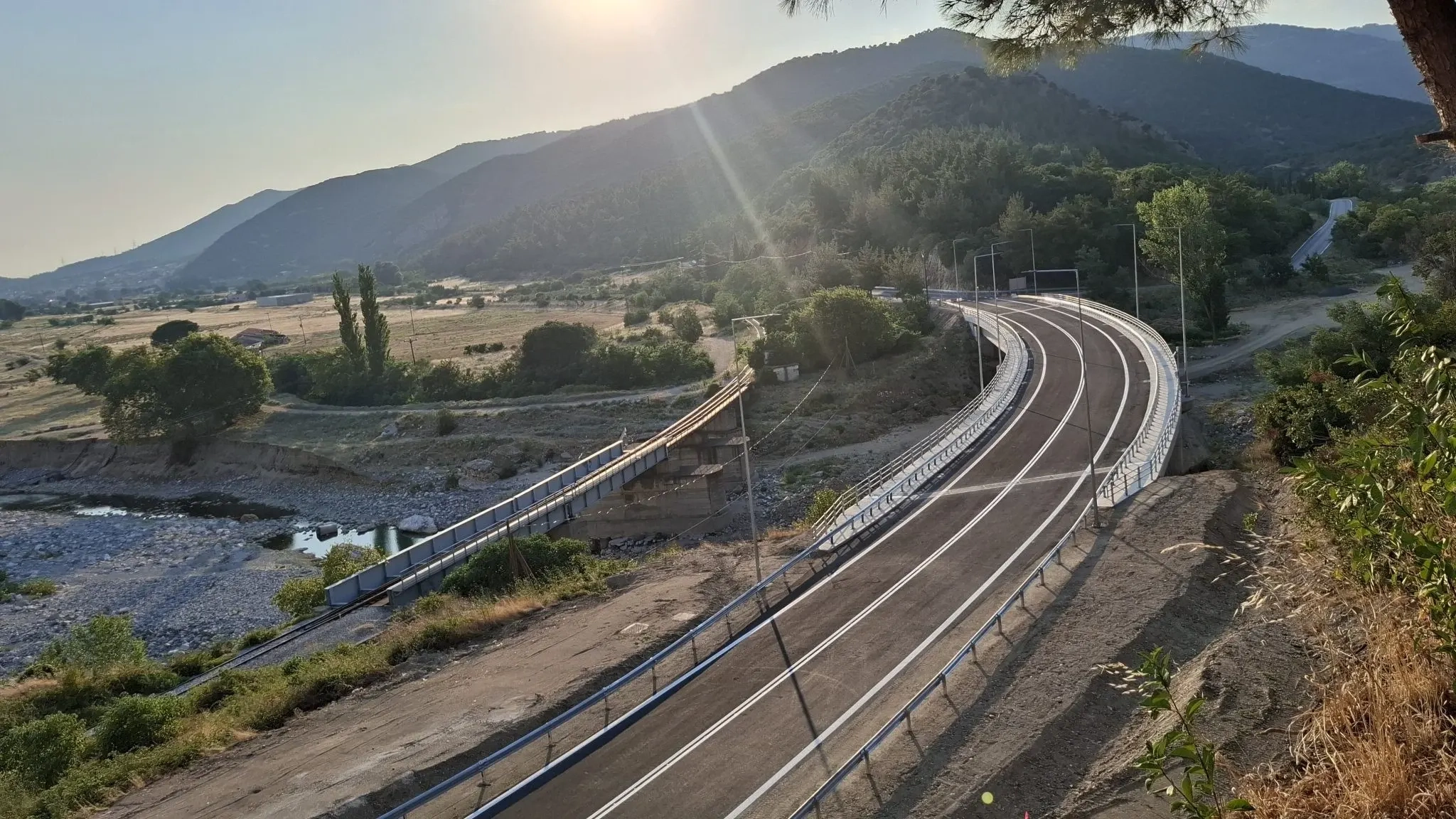 Kuruçay Köprüsü yaklaşık 9 yıl sonra yeniden ulaşıma açıldı