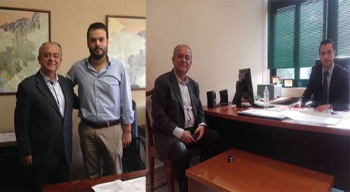 Ahmet Hacıosman genç siyasetçileri ziyaret etti