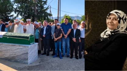 Gümülcine Müftüsü İbrahim Şerif’in eşi Celile Şerif ebediyete uğurlandı 
