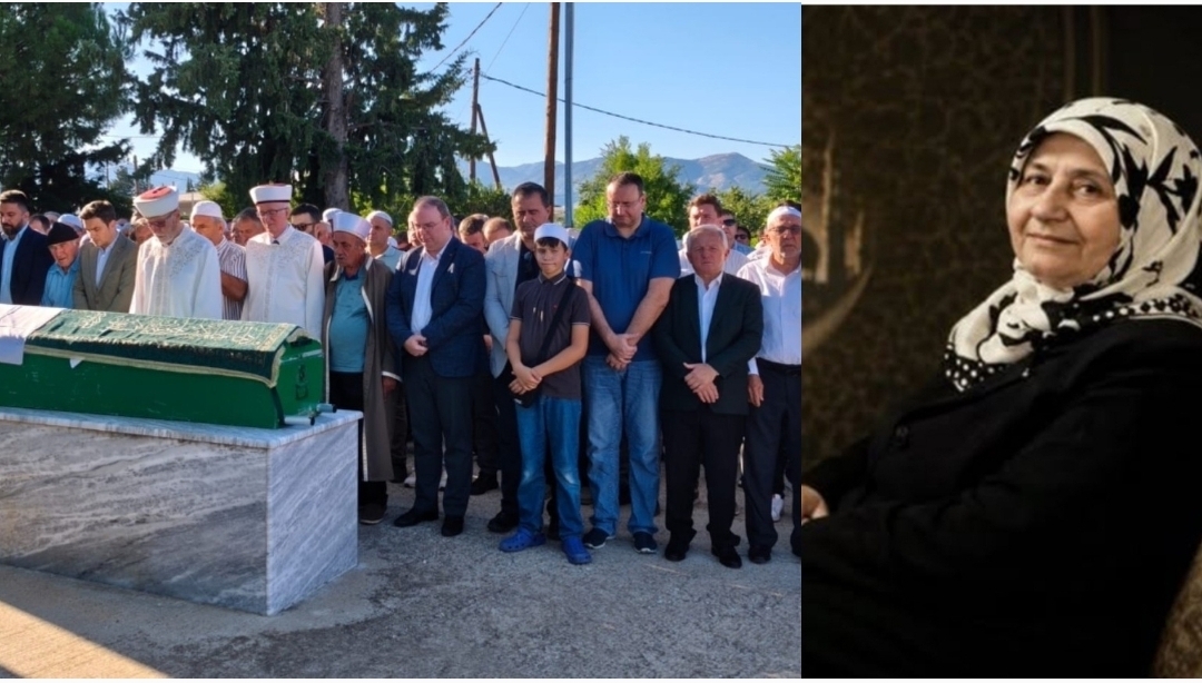 Gümülcine Müftüsü İbrahim Şerif’in eşi Celile Şerif ebediyete uğurlandı 