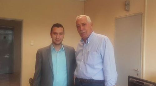 Kostas Nalbantis Önder Mümin’i ziyaret etti