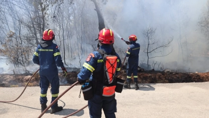 Ferecik'te yangın: Ekipler alarma geçti