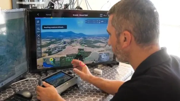 Rodop’ta yangınlara karşı ikinci drone devrede