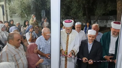 Yenilenen Şapçı Hamidiye Camii'nde Mevlit Kandili