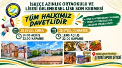 İskeçe Türk Azınlık Ortaokulu ve Lisesi’nin geleneksel lise son kermesi 25-26 Eylül’de