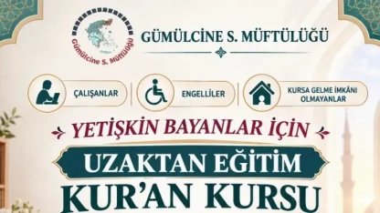 Gümülcine Müftülüğünden kadınlara uzaktan Kur’an kursu imkanı