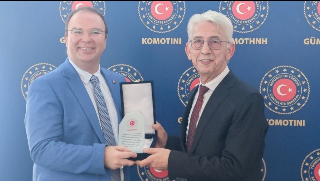 Muavin Konsolos Adnan Öztürk’e Batı Trakya’da veda