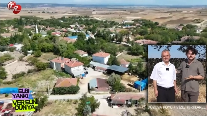 Trakyalı şair Mesut Beşevlek’in köyü Düzova, Tek Rumeli TV ekranlarında duygusal anlar yaşattı