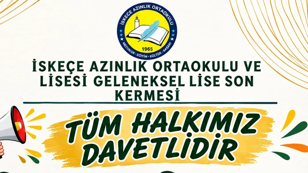 İskeçe azınlık lisesinde geleneksel kermes yarın başlıyor