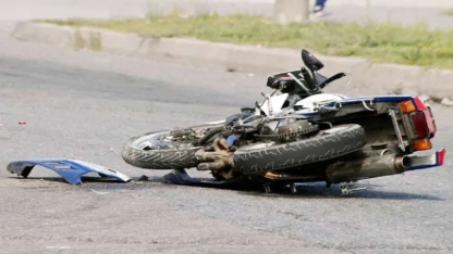 İskeçe-Kavala yolunda motosiklet kazası