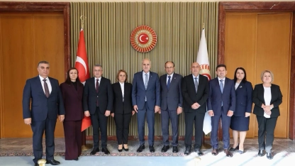 HÖH heyetinden TBMM Başkanı Kurtulmuş’a Ankara’da ziyaret