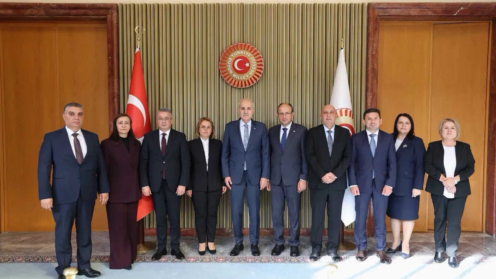 HÖH heyetinden TBMM Başkanı Kurtulmuş’a Ankara’da ziyaret