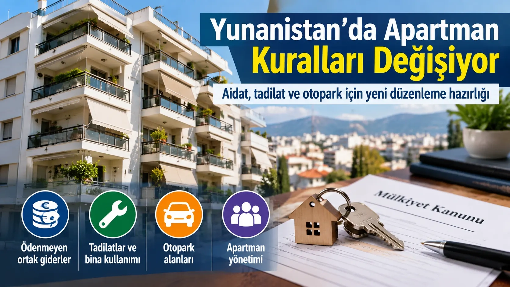 Apartman kuralları değişiyor: Aidatlar, tadilatlar ve otopark için yeni düzenleme