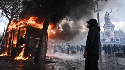 Fransa'da sarı yeleklilerin eylemleri kapsamında 174 kişi tutuklandı