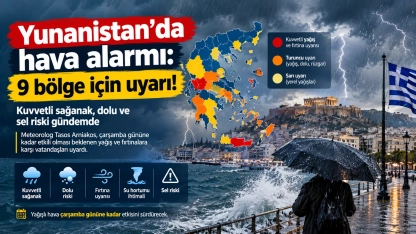 Hava durumu: Sağanak ve fırtına uyarısı: 9 bölge için dikkat çağrısı