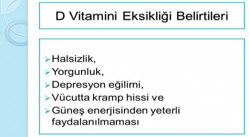 D vitamini eksikliği nelere yol açar?