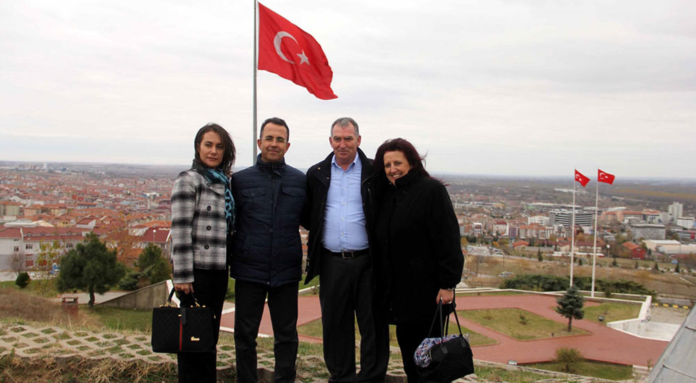 Yunan komutanlar Edirne'de tarihi ve kültürel alanları gezdi