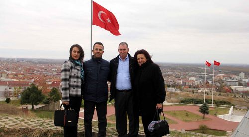 Yunan komutanlar Edirne'de tarihi ve kültürel alanları gezdi