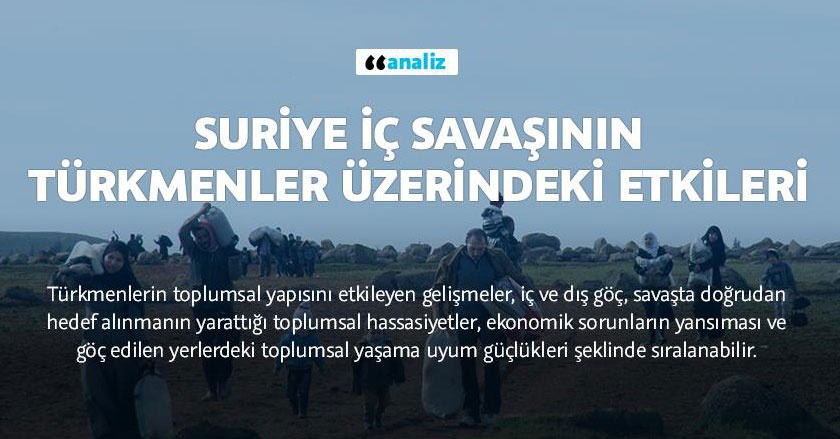 Suriye iç savaşının Türkmenler üzerindeki etkileri