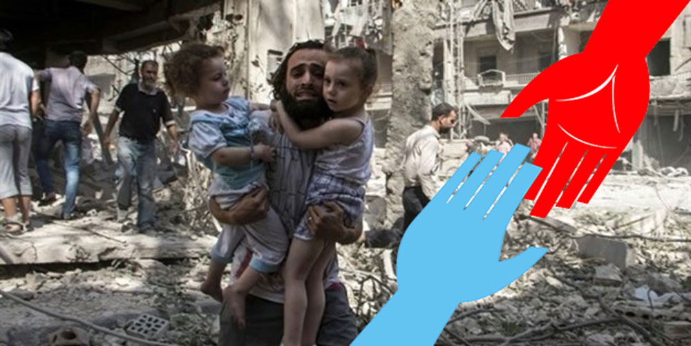 Türk halkı Halep'ten yükselen çığlıklara sessiz kalmadı