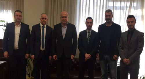 Yassıköy Belediye Başkanı İsmet Kadı, Hristos Metios’a başarılar diledi