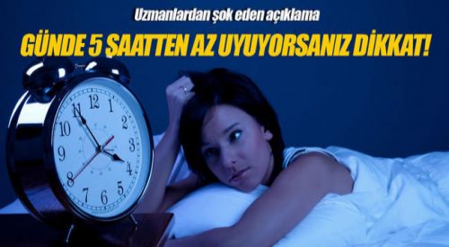 Az uyuyanlar daha az yaşıyor