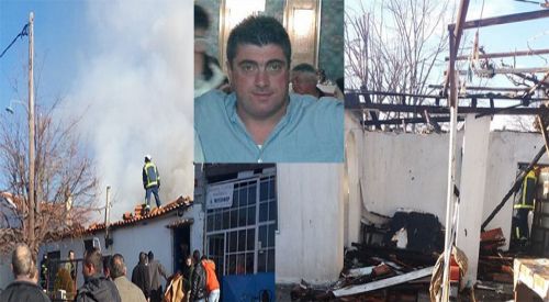 Yabacıklılı Muzaffer Ahmet’in evi yandı