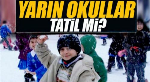 Rodop ve İskeçe illerinde okullar yarın da tatil