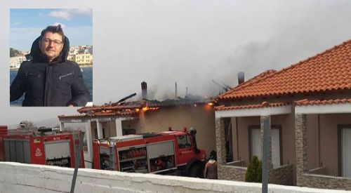 Demircili köyünde bir ev alevlere teslim oldu