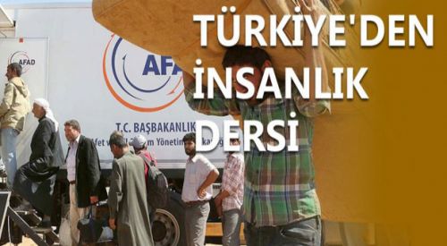 'Türkiye dünyaya insanlık dersi veriyor'